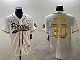 Men's Pittsburgh Pirates #30 Paul Skenes White Cool Base Stitched Jersey,baseball caps,new era cap wholesale,wholesale hats